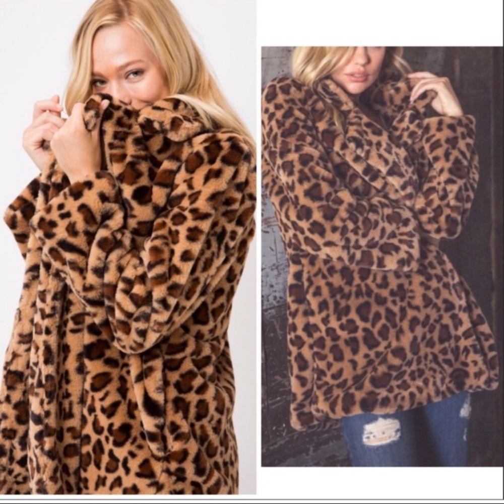 Animal print jacket